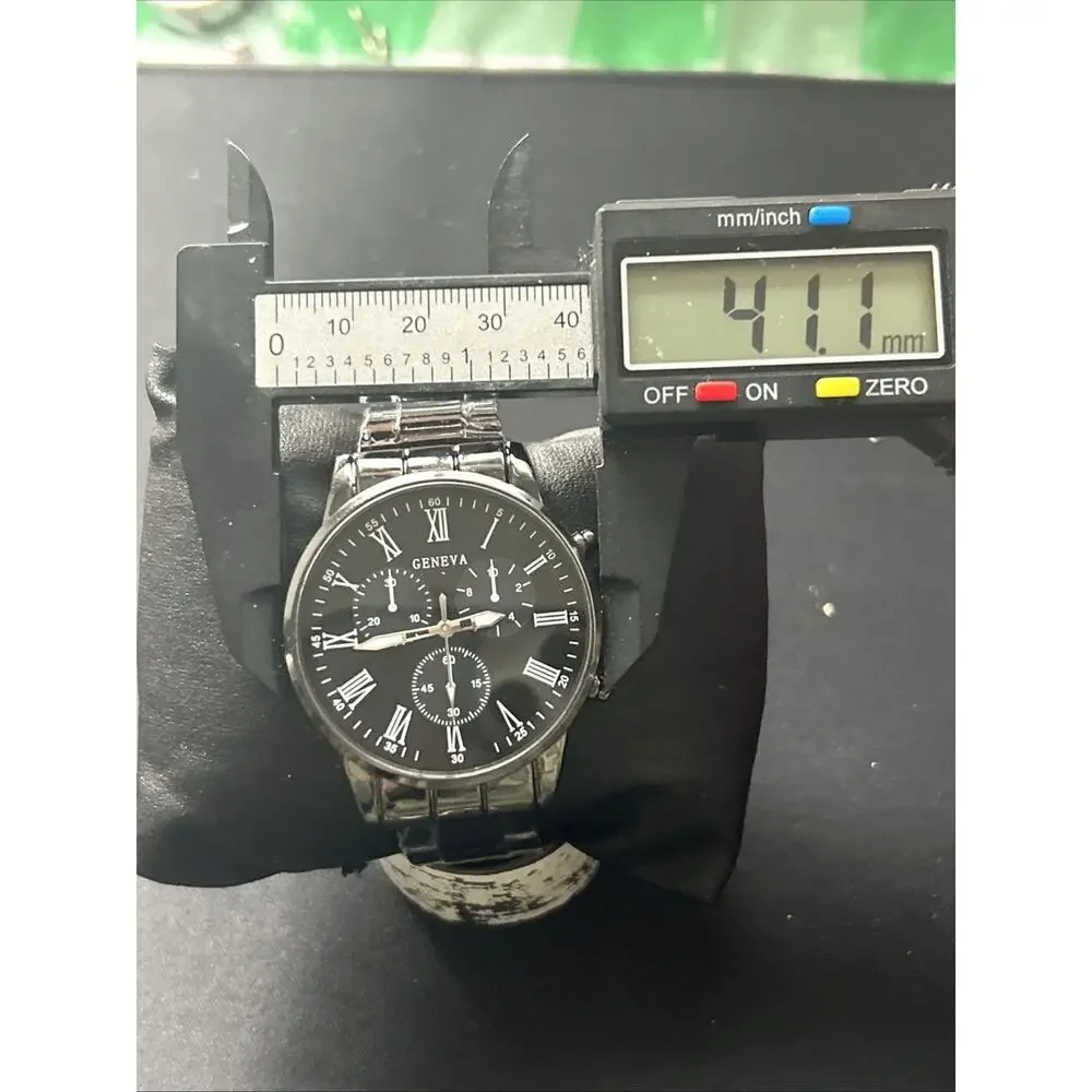 Geneva black dial